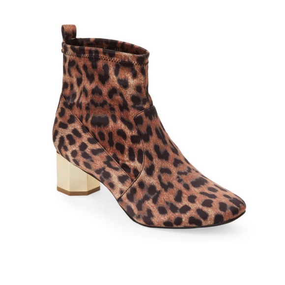 Katy Perry The Daina Leopard Stretch Boot 6.5 NWT - Picture 1 of 6